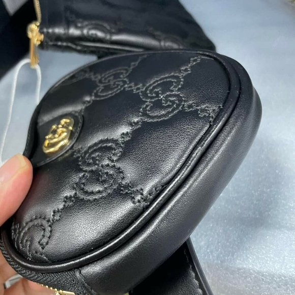 100% Authentic Gucci GG Matelasse Utility Belt Bag 85/34 - Picture 8 of 12